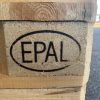 EPAL Europallet 80x120, 1ste CLOSE-UP