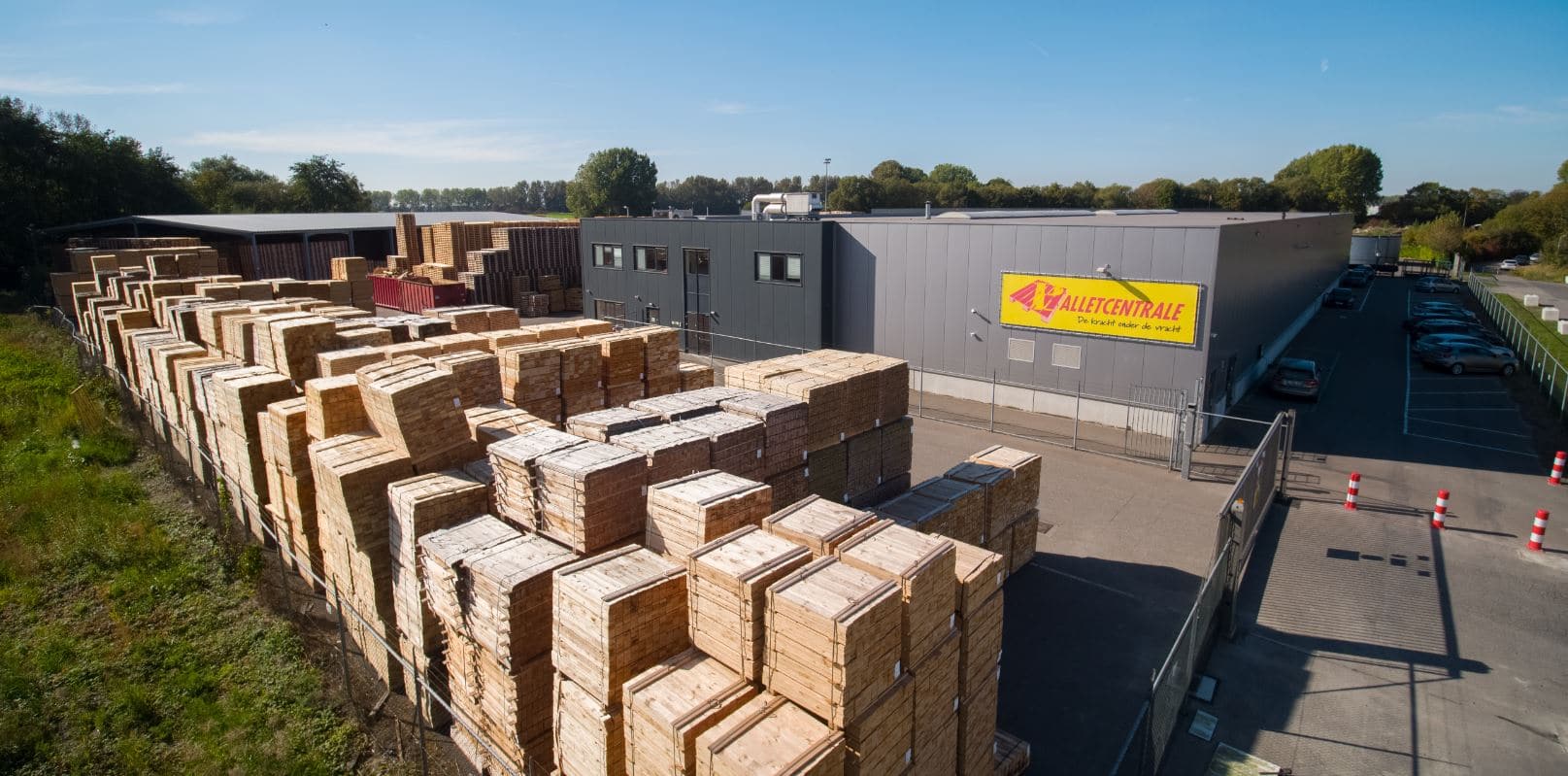 Palletfabriek in Sas van Gent  Palletcentrale Productie