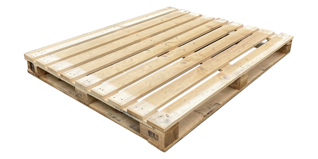 Block pallet heavy 112x142cm, reconditioned | Palletcentrale